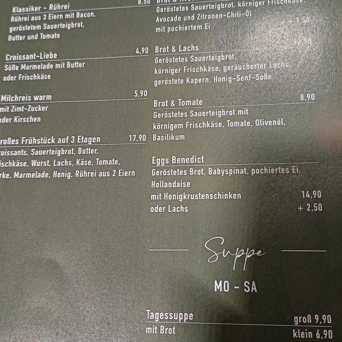 Speisekarte photo 3