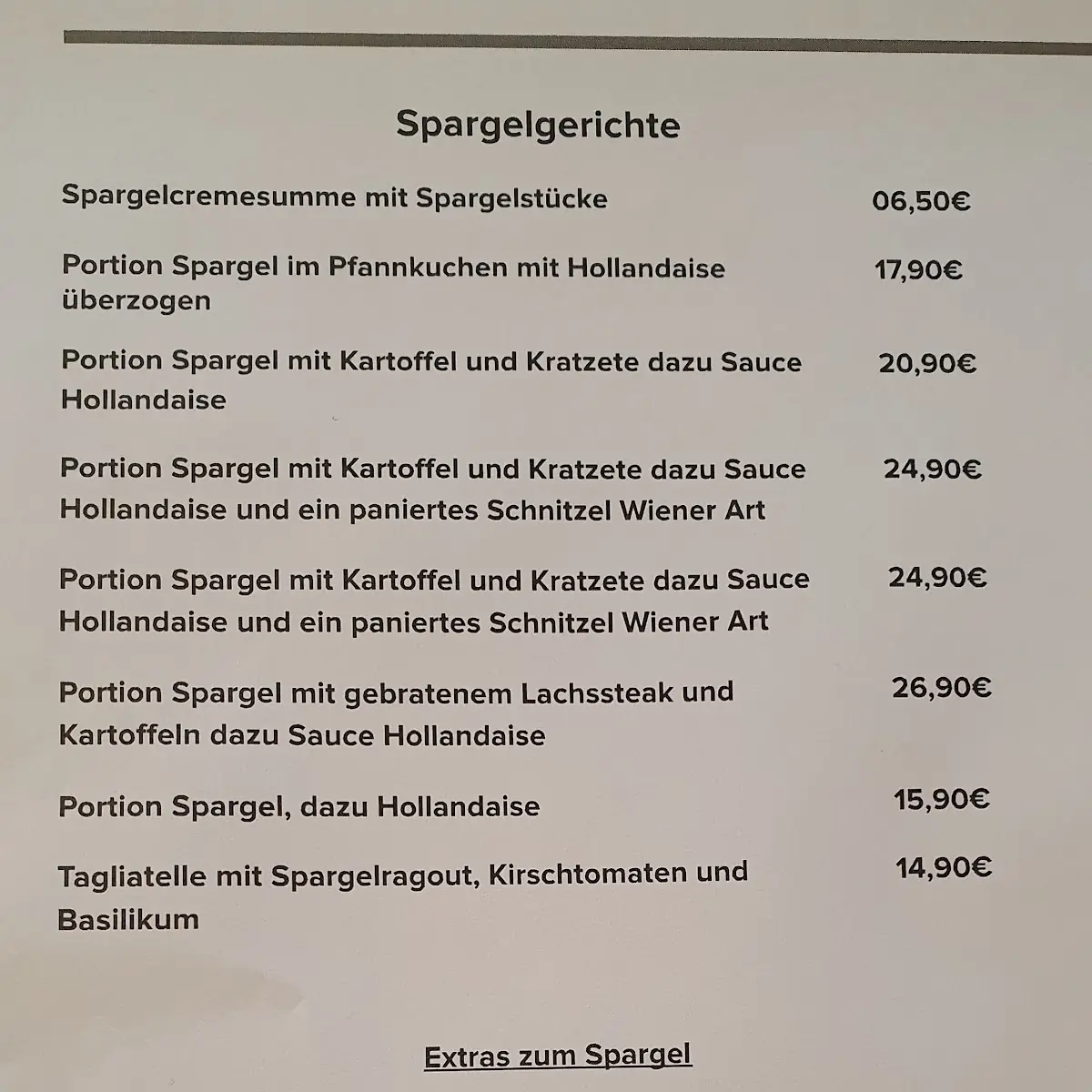Speisekarte photo 3