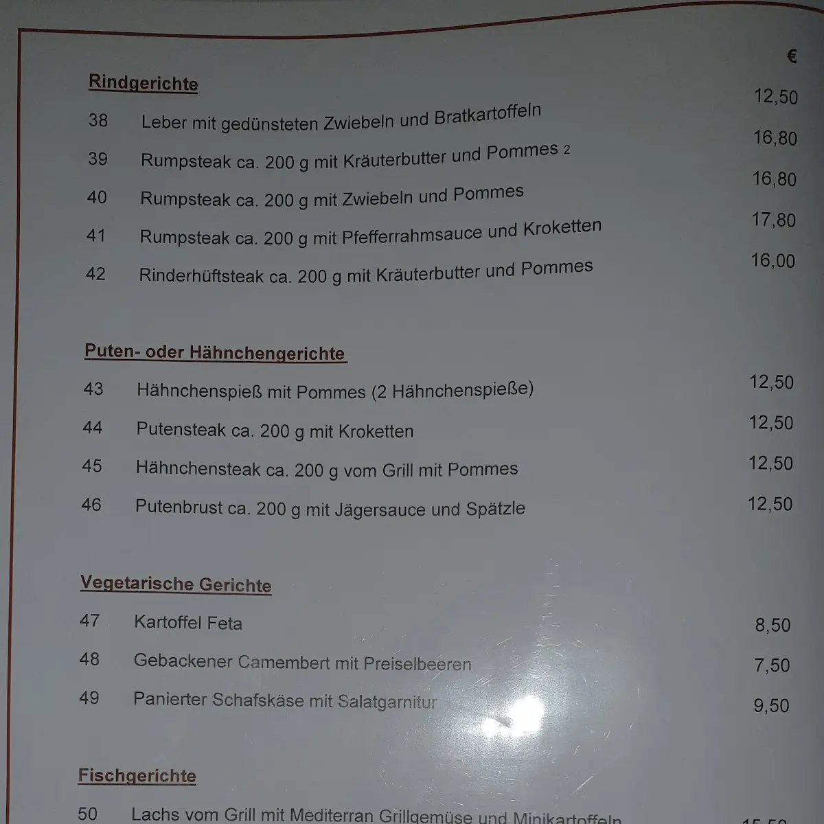 Speisekarte photo 6