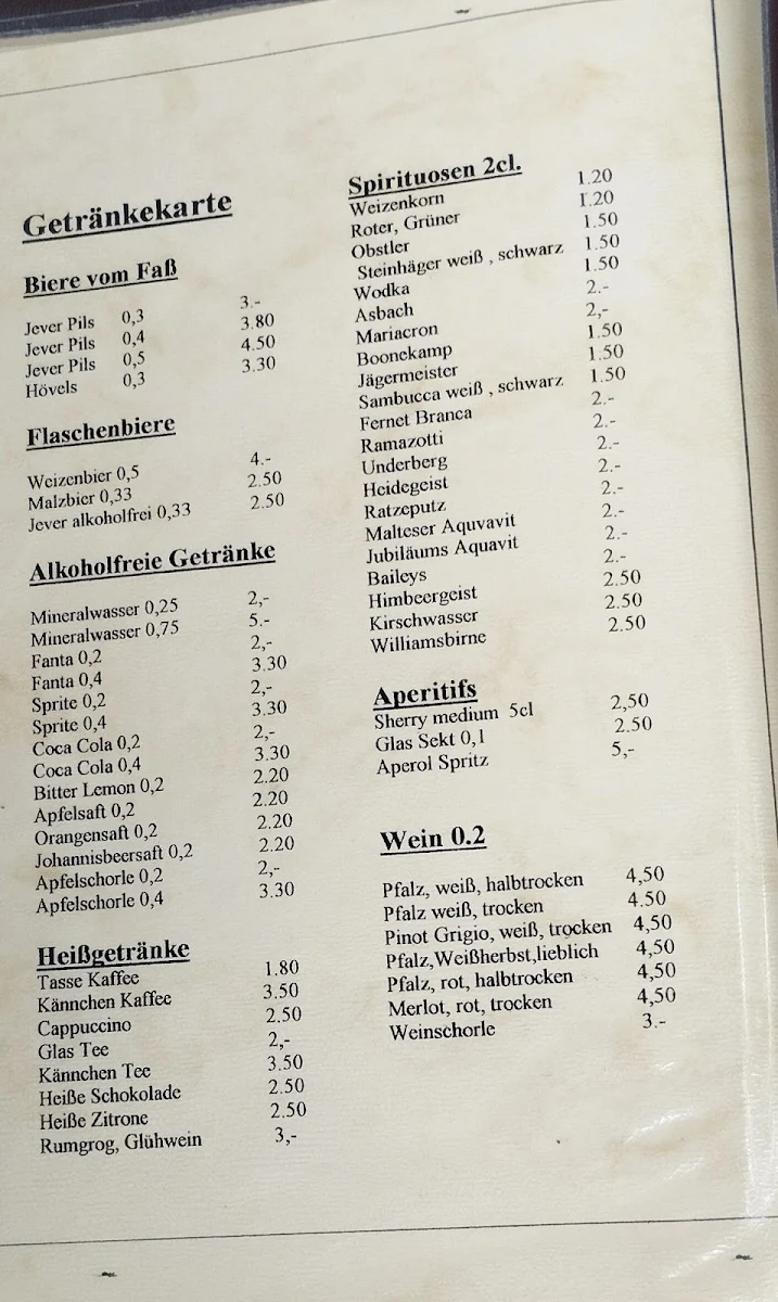 Speisekarte photo 2