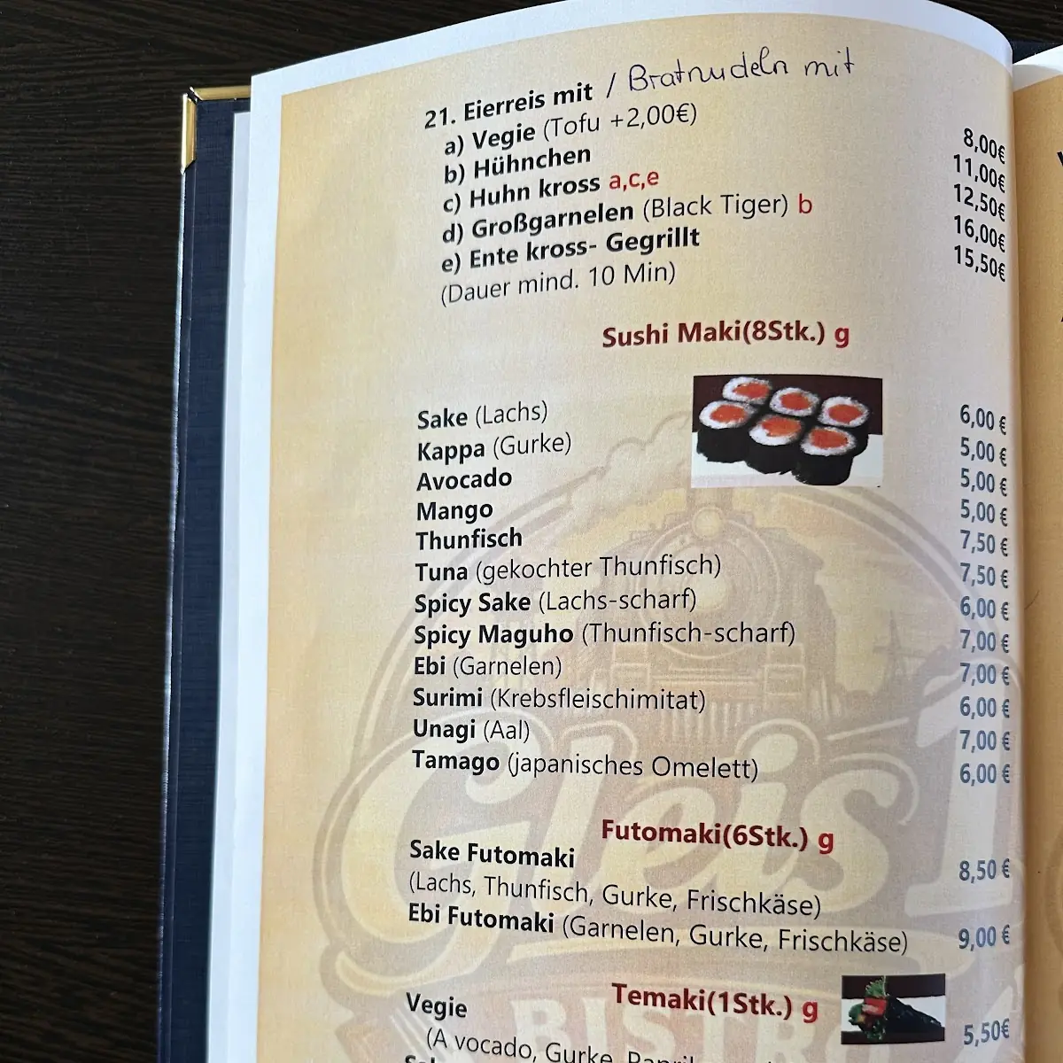 Speisekarte photo 2