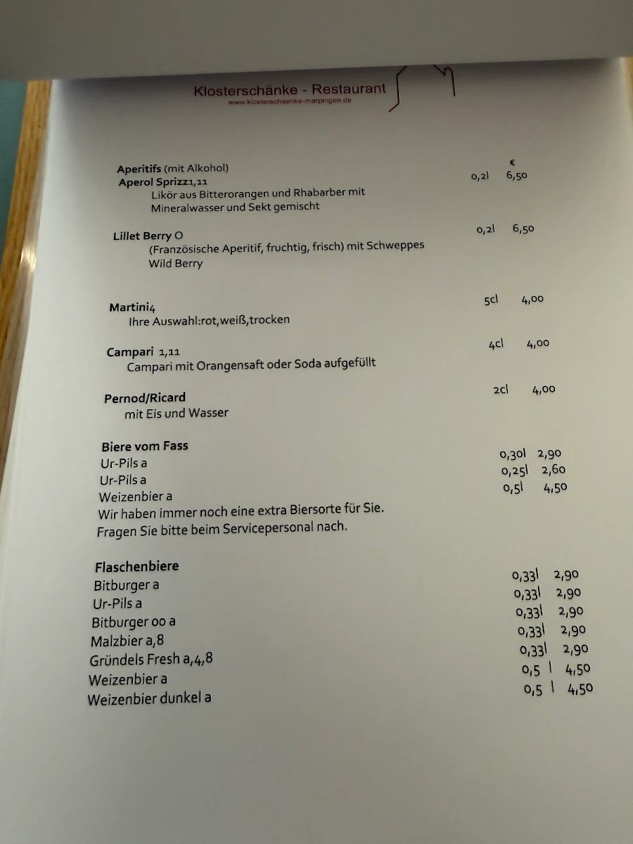 Speisekarte photo 2