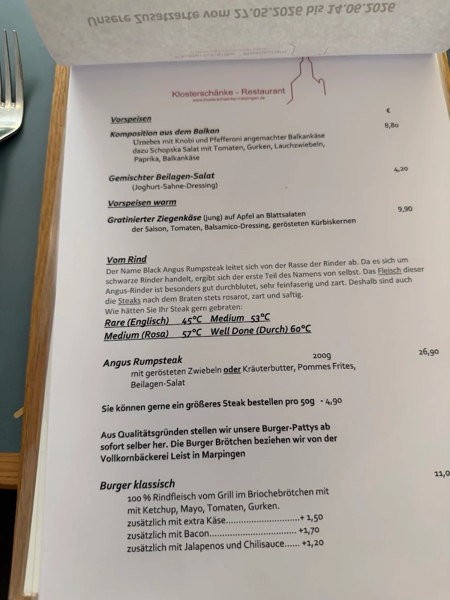 Speisekarte photo 4