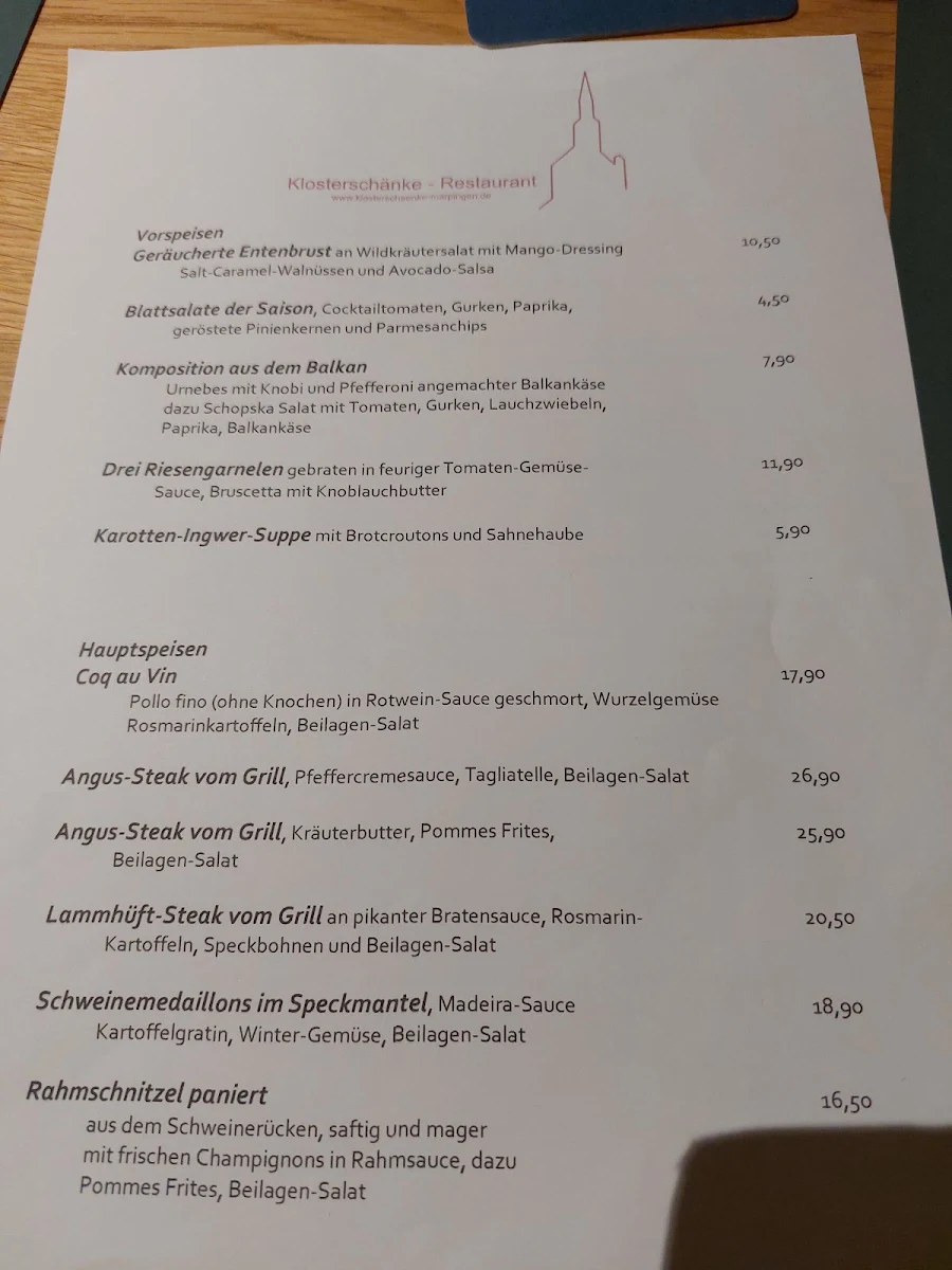 Speisekarte photo 5