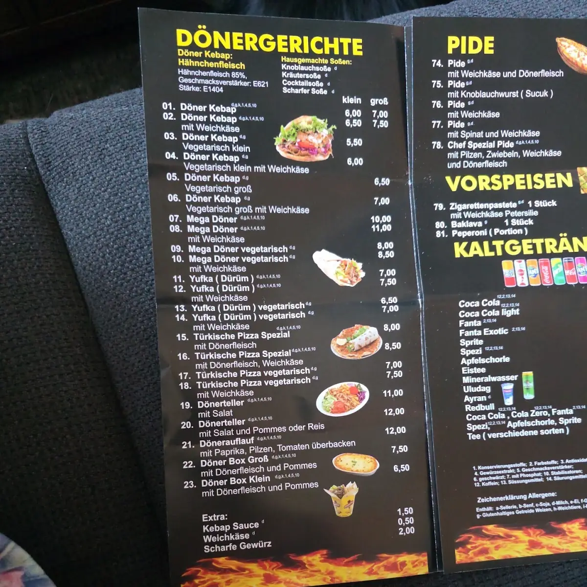 Speisekarte photo 2
