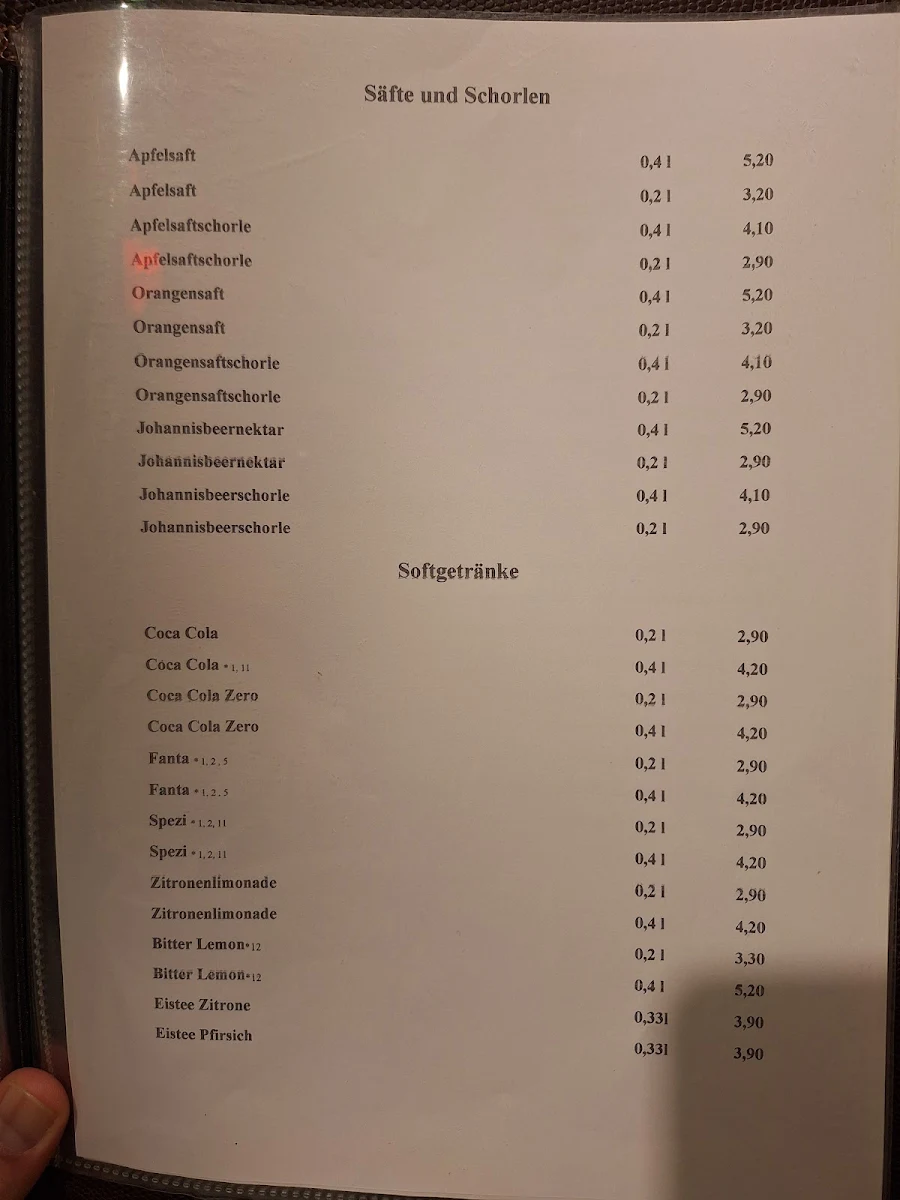 Speisekarte photo 2