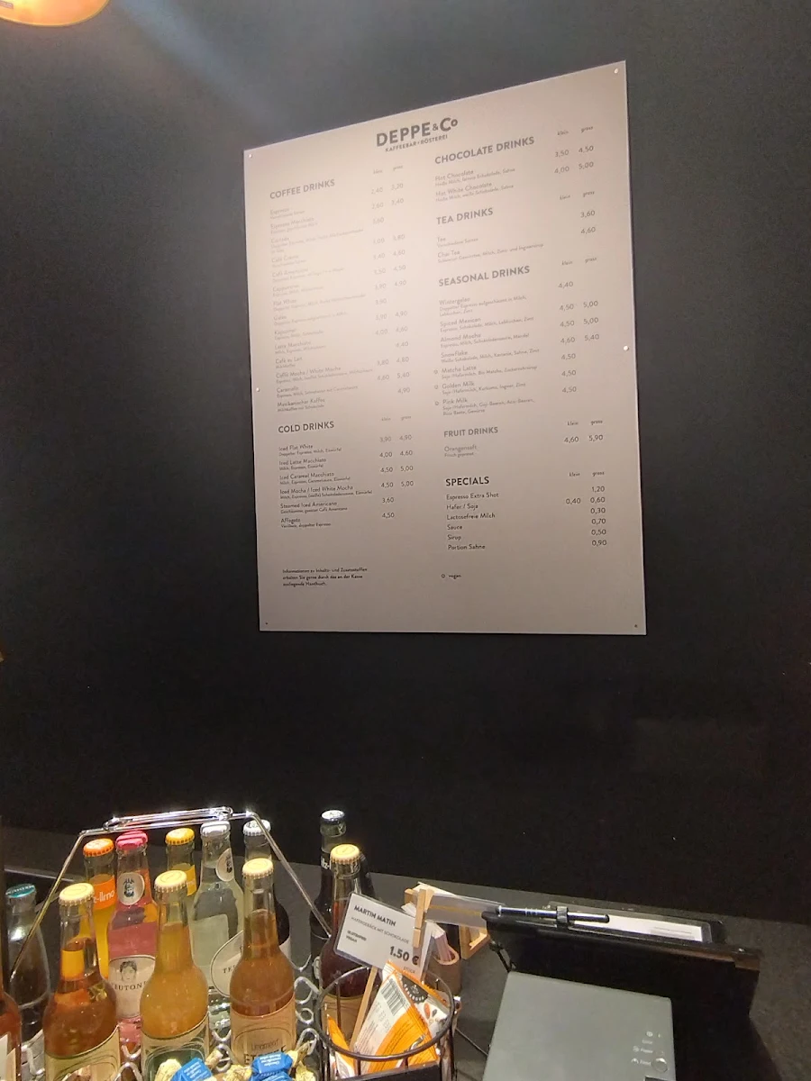 Speisekarte, Deppe & Co - Paderborn