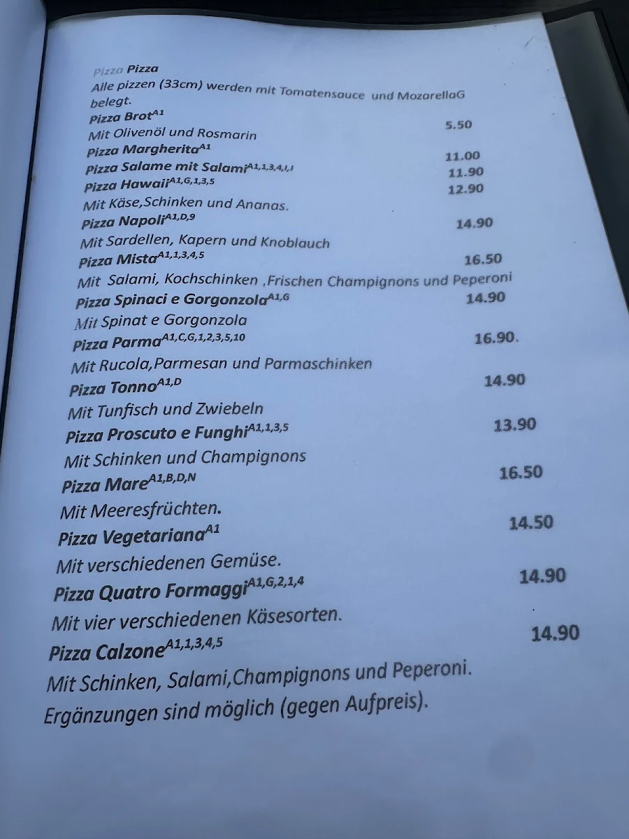 Speisekarte photo 2
