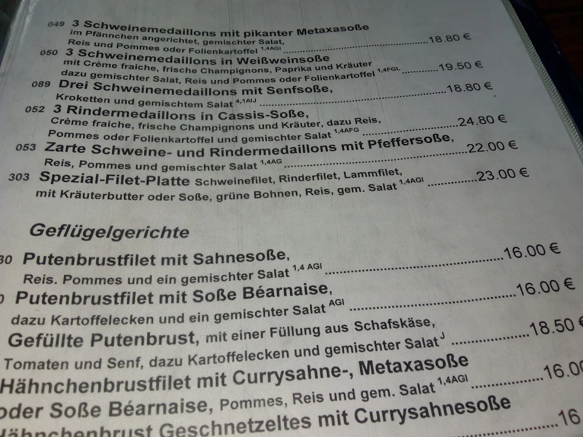 Speisekarte photo 1