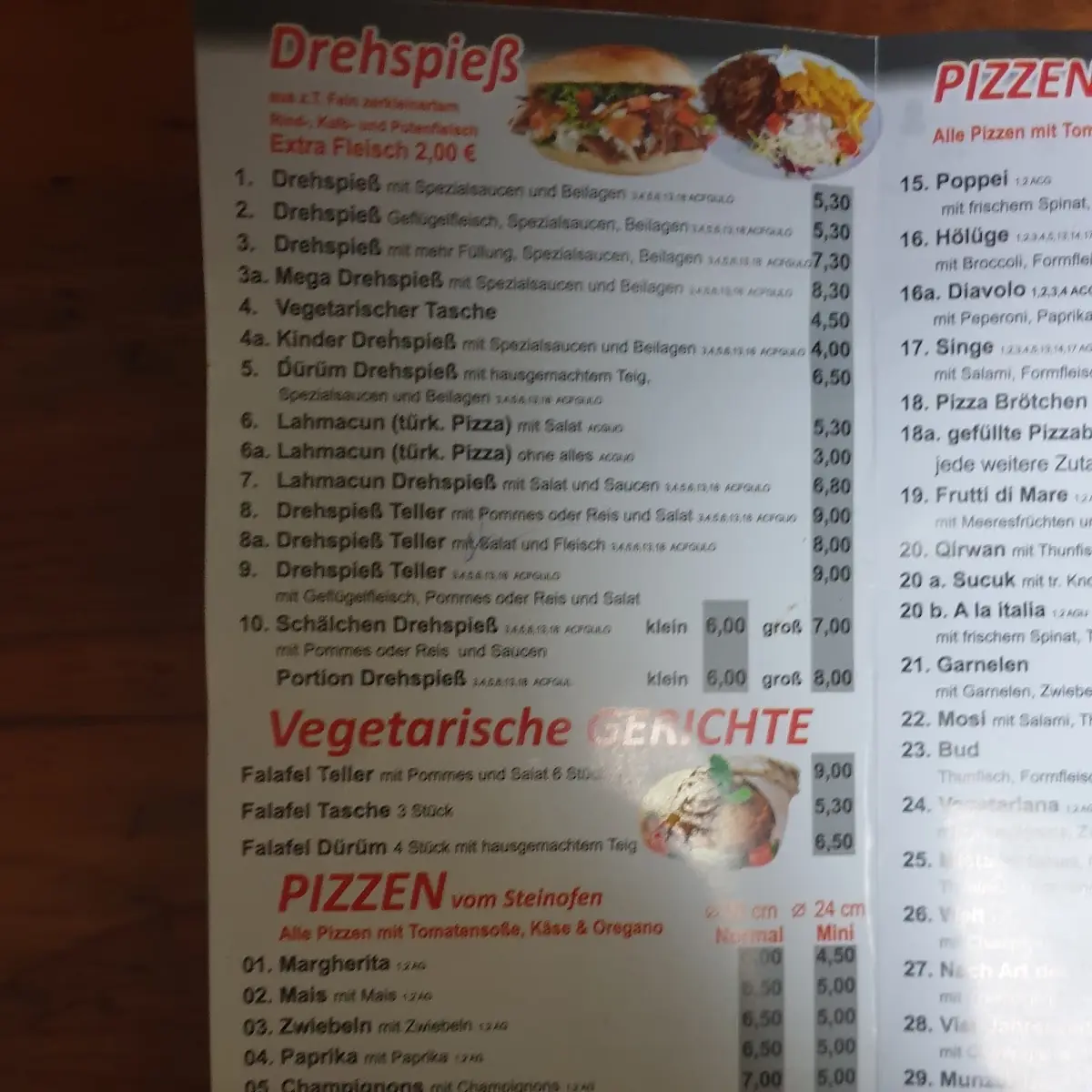 Speisekarte photo 10