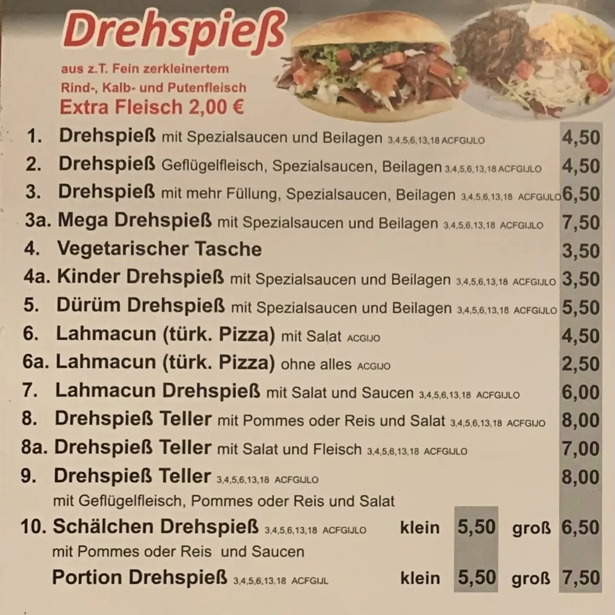 Speisekarte photo 3