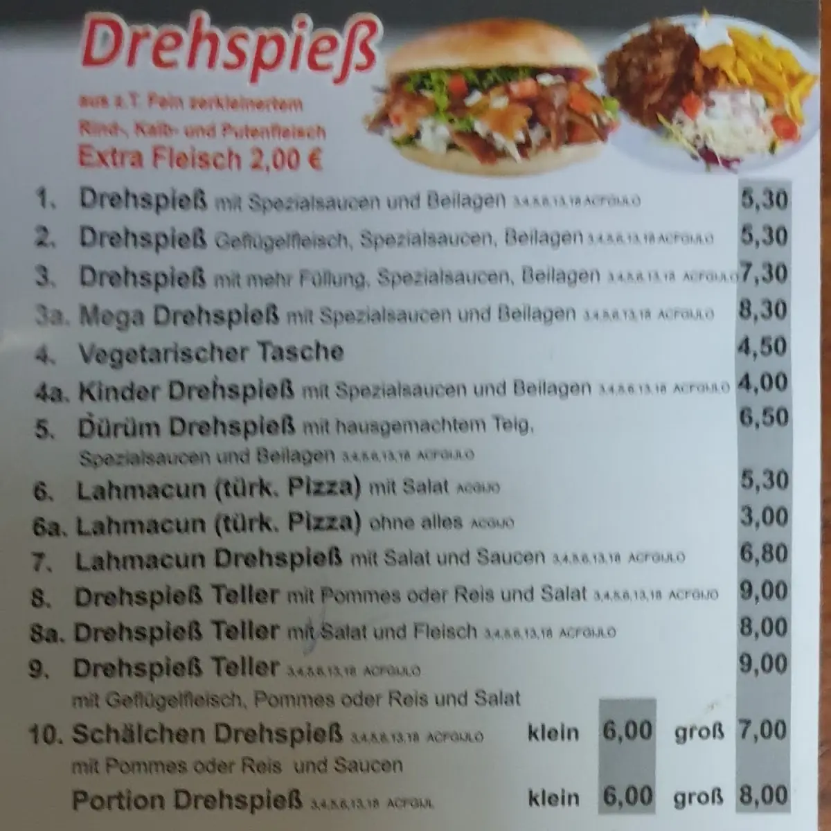 Speisekarte photo 4