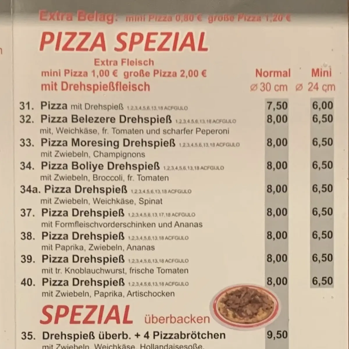 Speisekarte photo 5