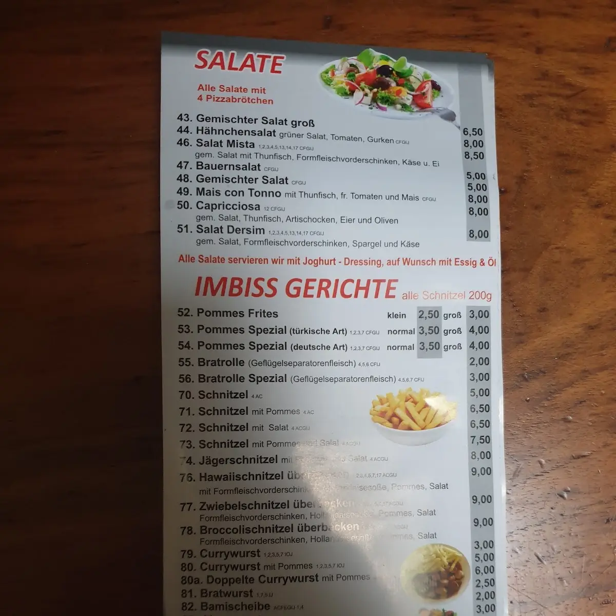 Speisekarte photo 7
