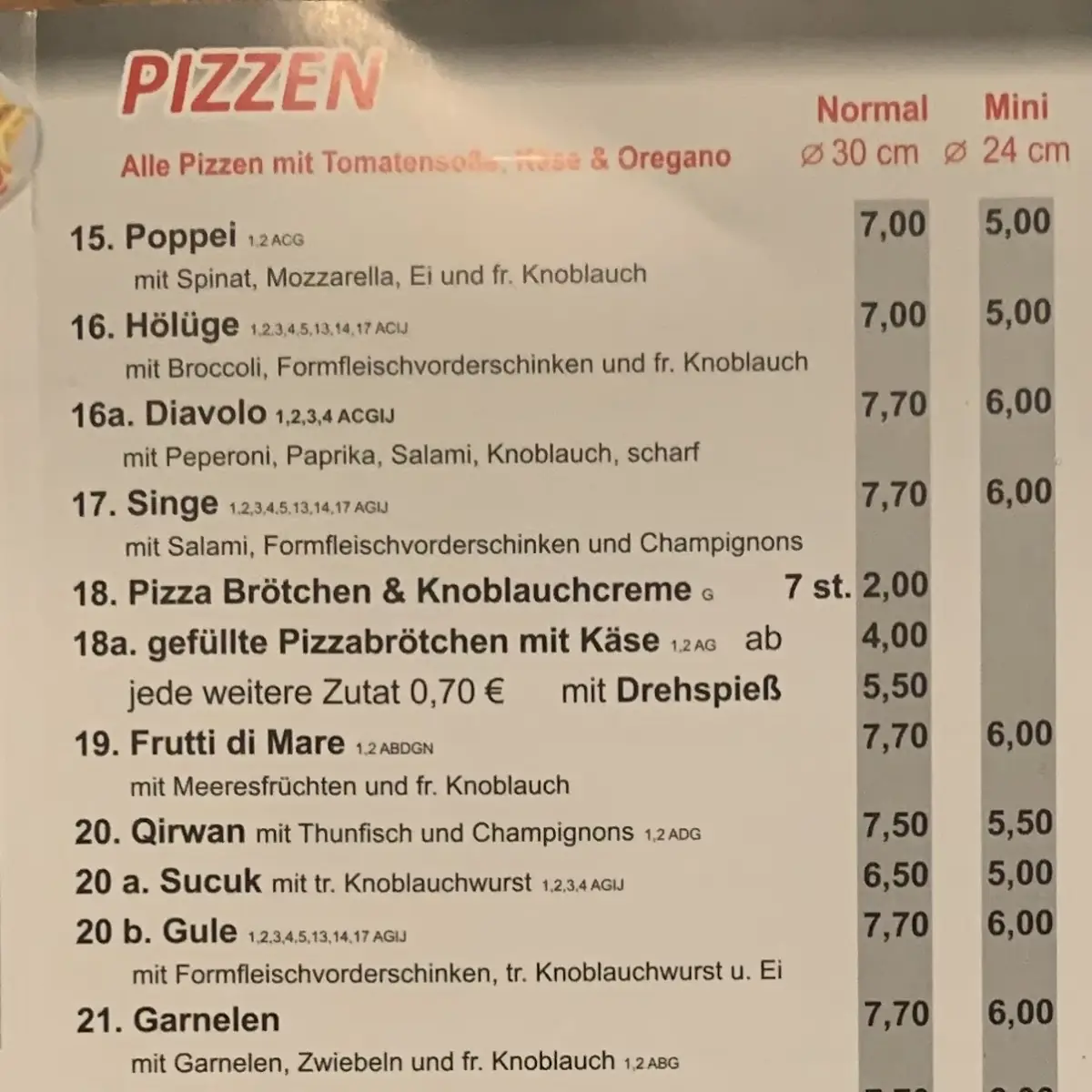 Speisekarte photo 8