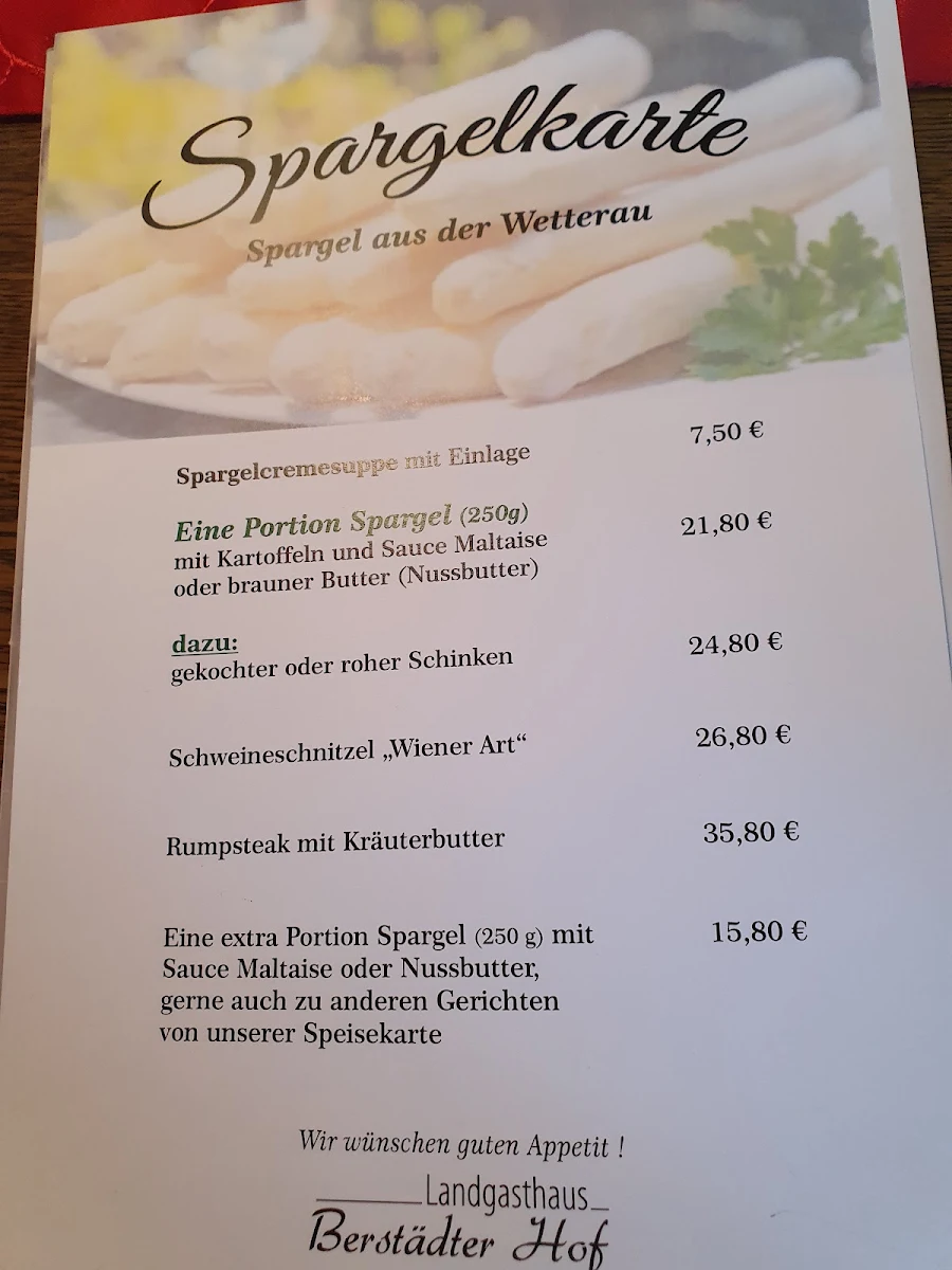 Speisekarte photo 1