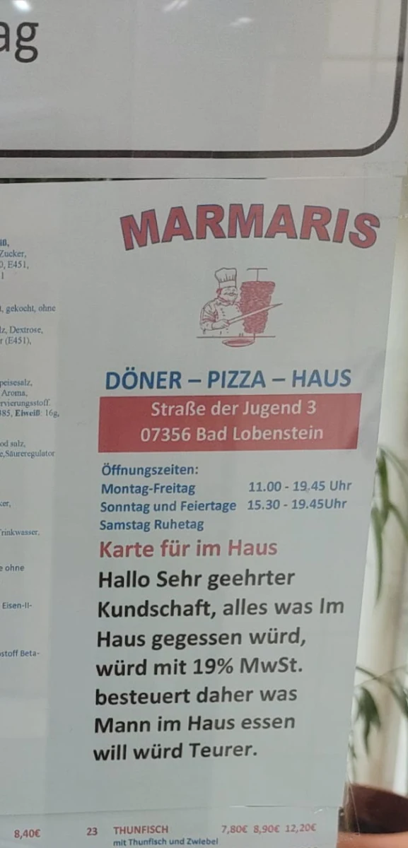 Speisekarte photo 1