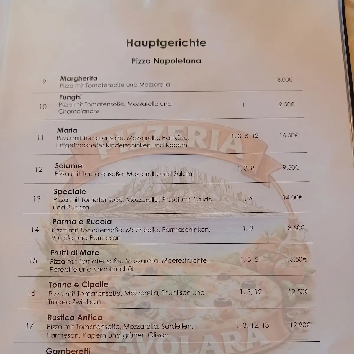 Speisekarte photo 1