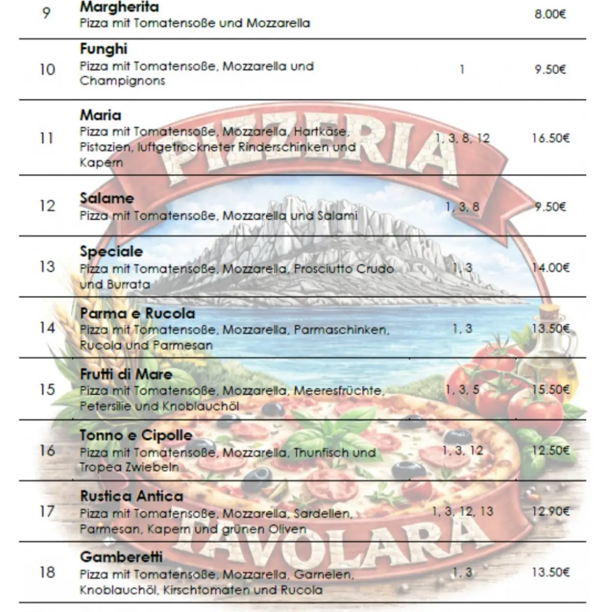 Speisekarte photo 2