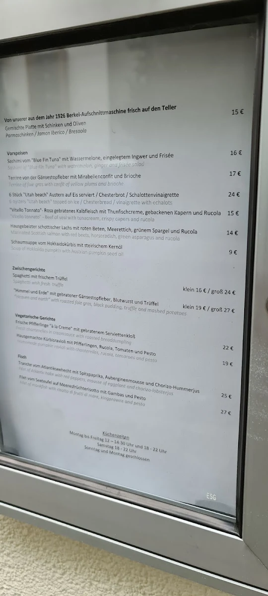 Speisekarte photo 2