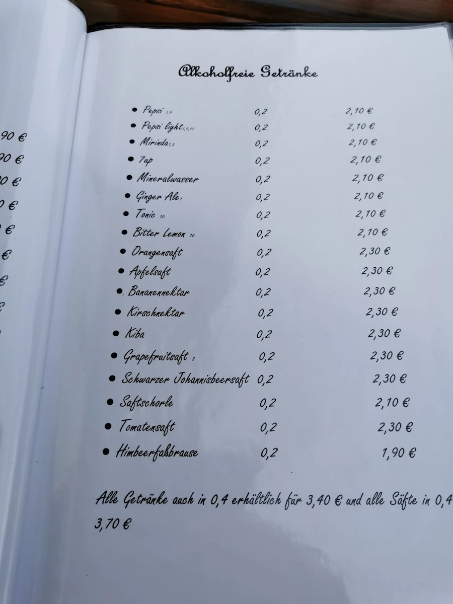 Speisekarte photo 4