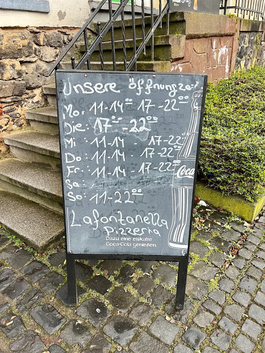 Speisekarte, La Fontanella