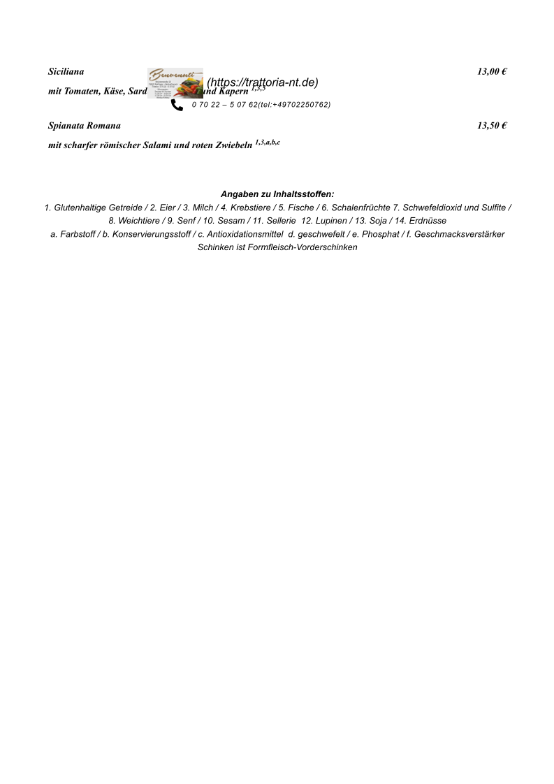 Speisekarte photo 6