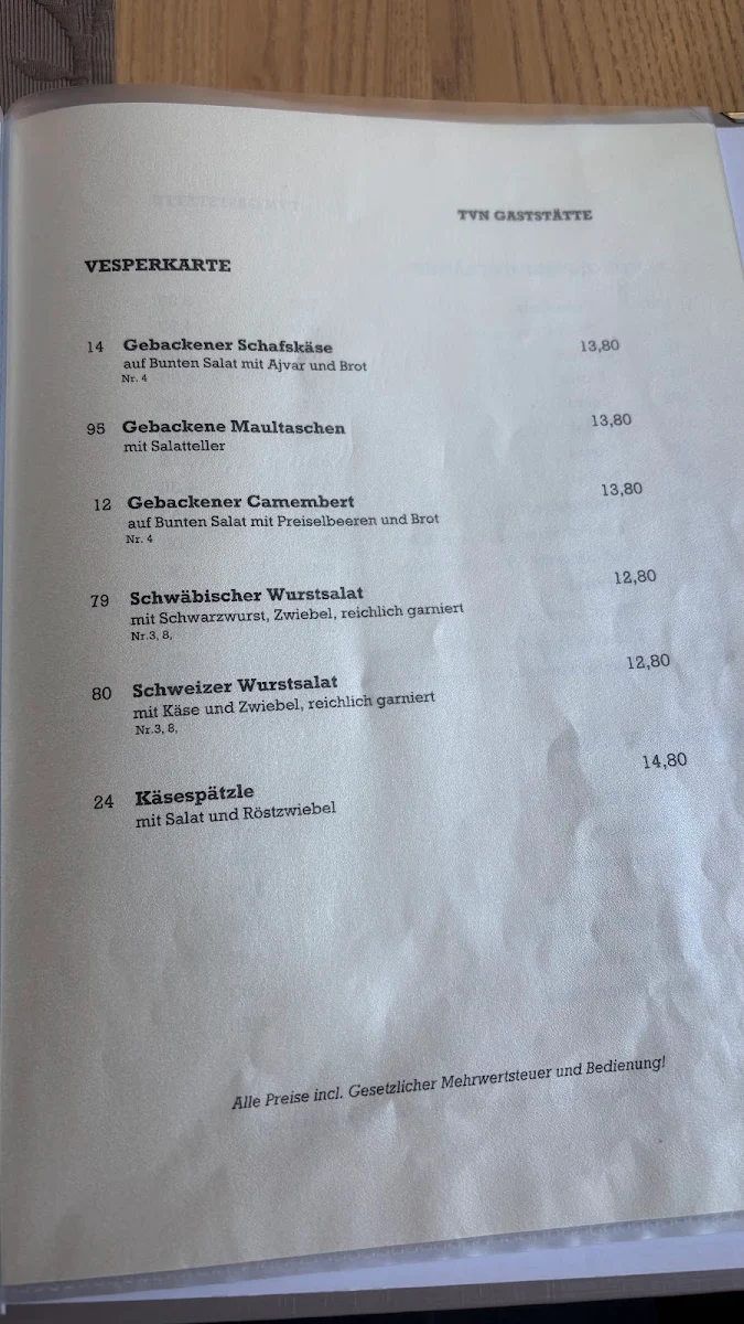Speisekarte photo 2