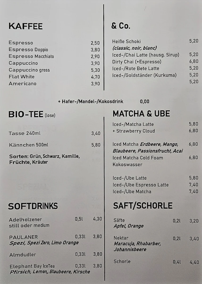 Speisekarte photo 2