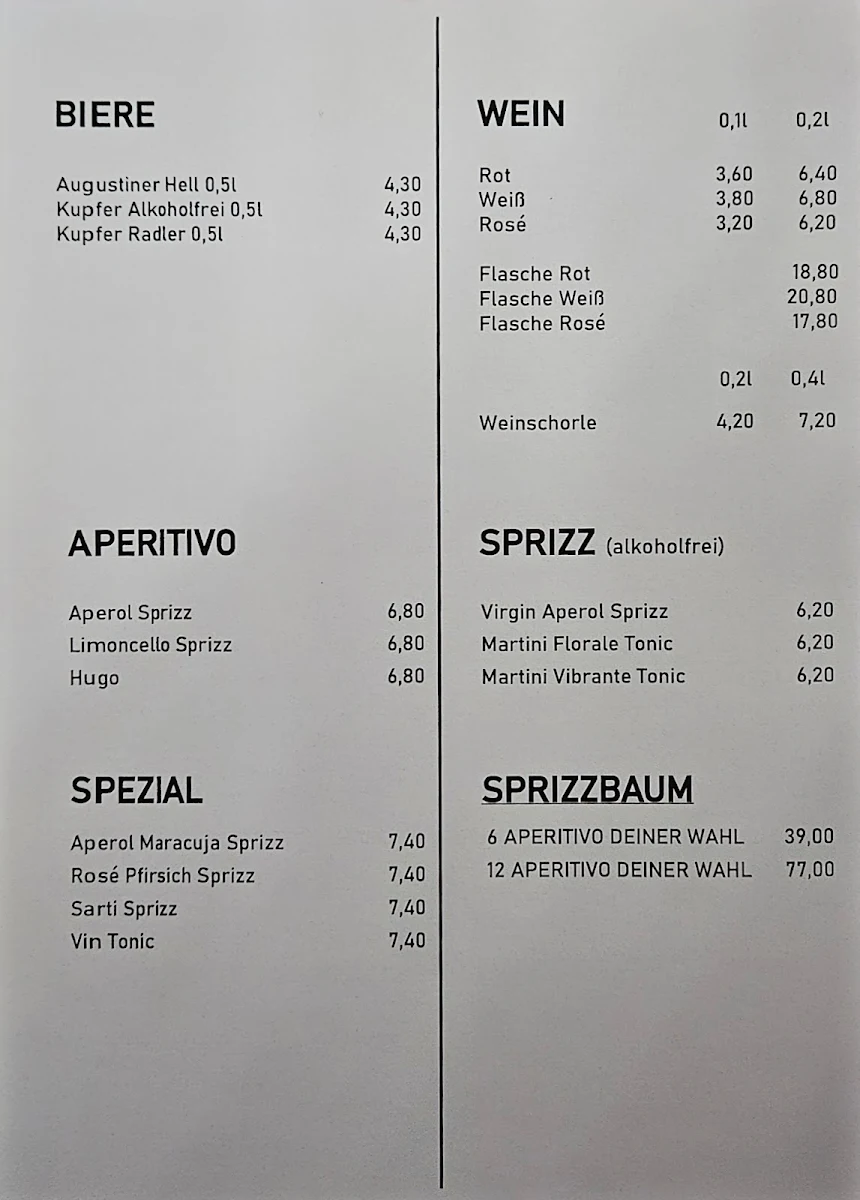 Speisekarte photo 3