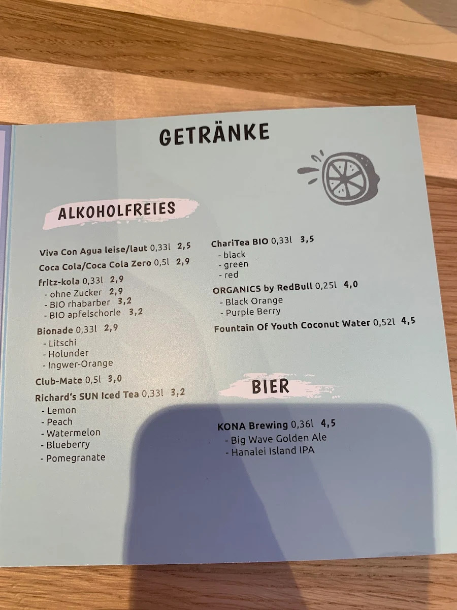 Speisekarte photo 2