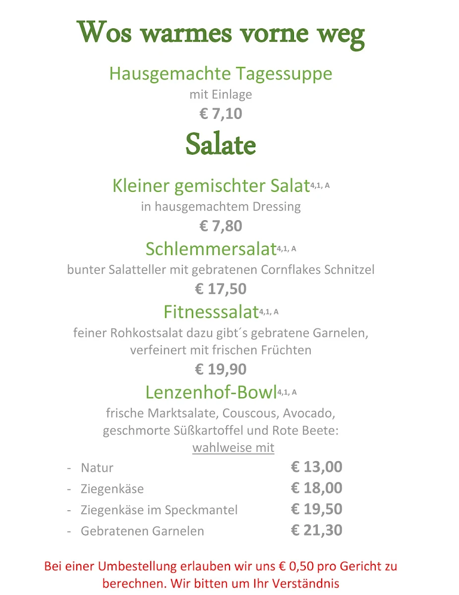 Speisekarte photo 2