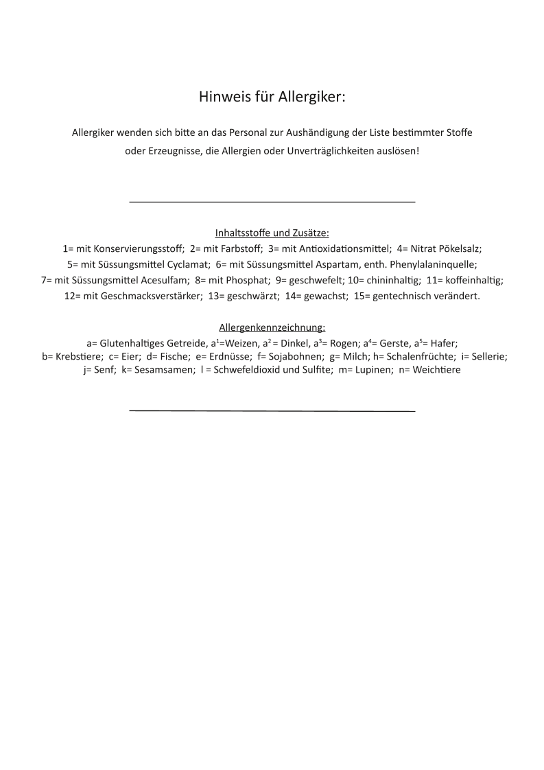 Speisekarte photo 10