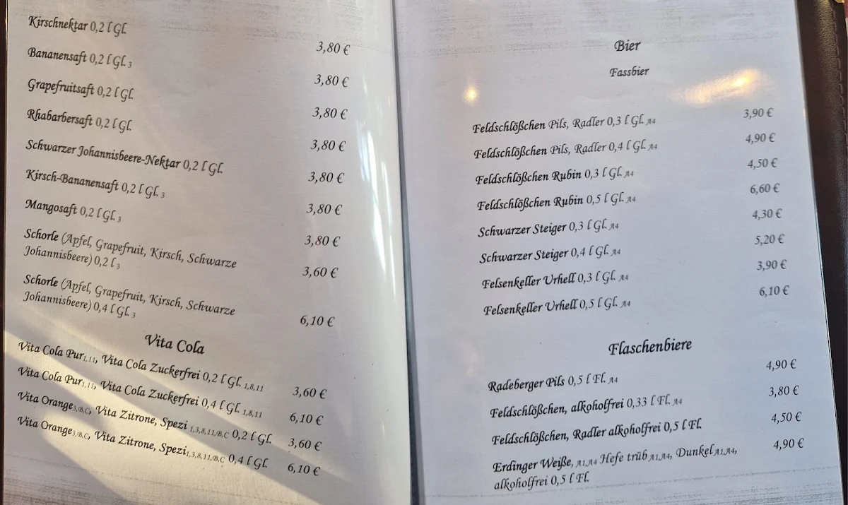 Speisekarte photo 2