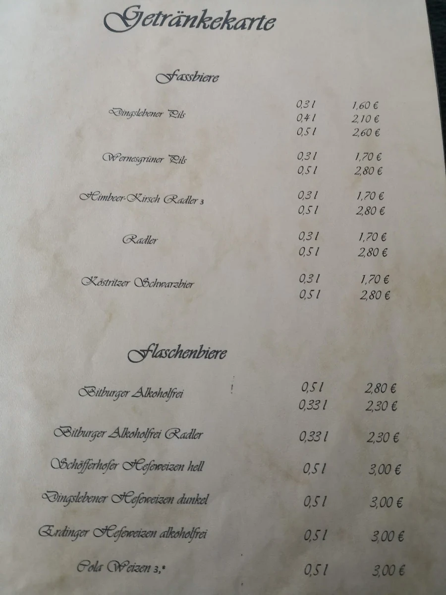 Speisekarte photo 4