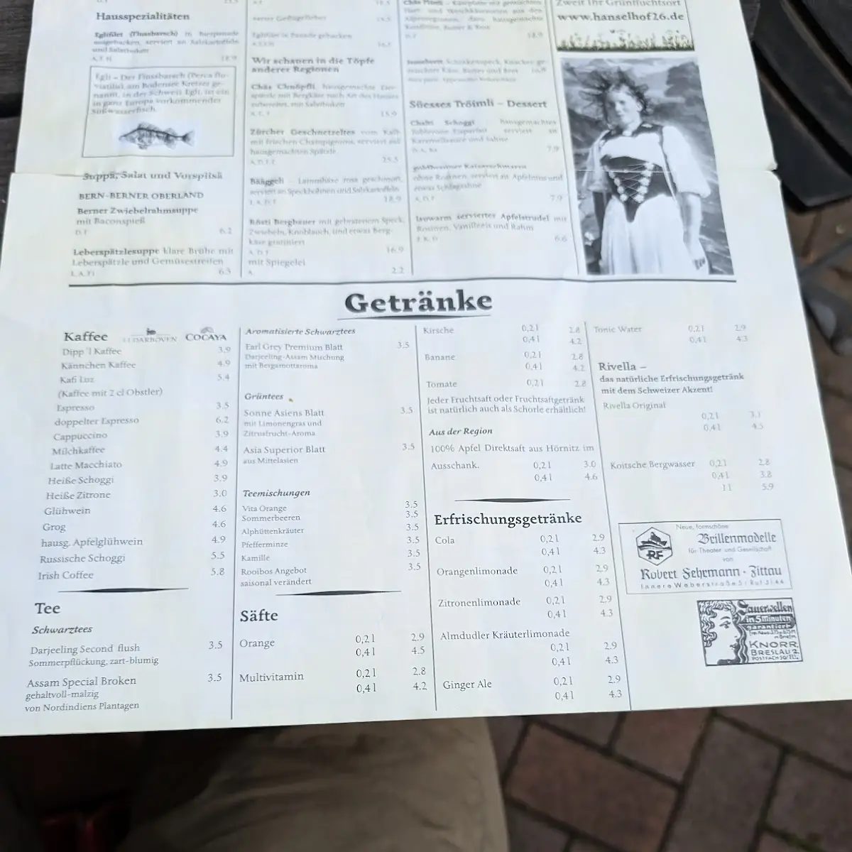 Speisekarte photo 1