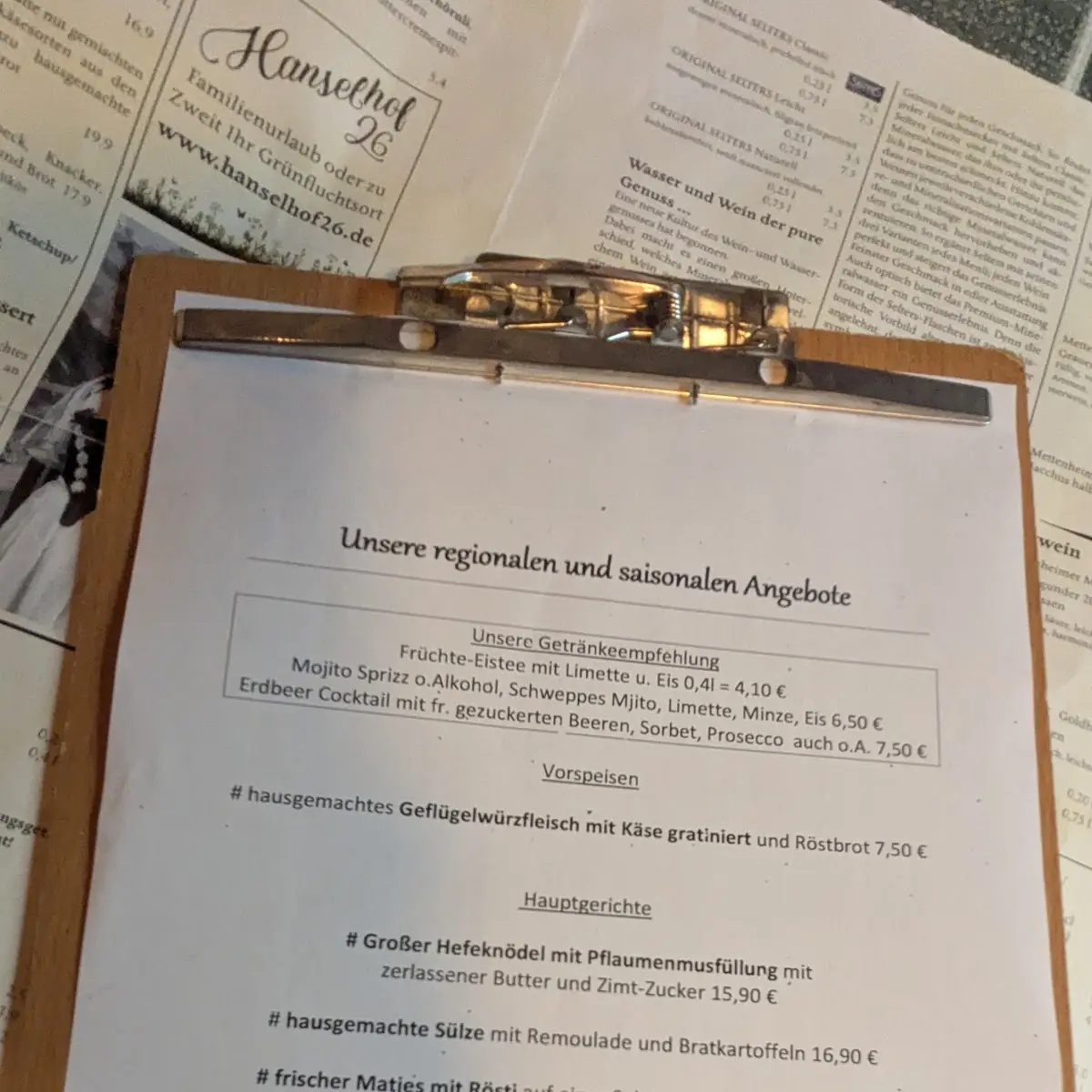 Speisekarte photo 3