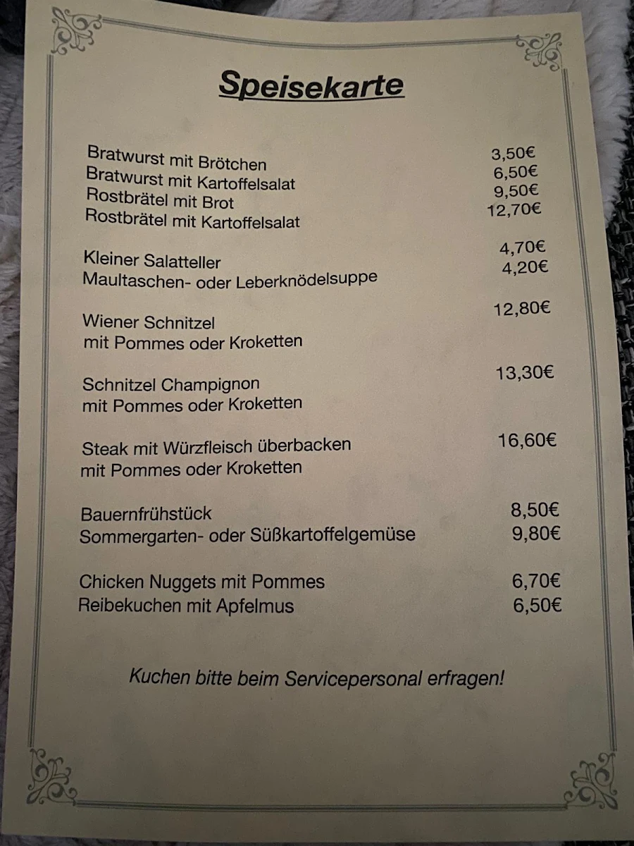 Speisekarte photo 1