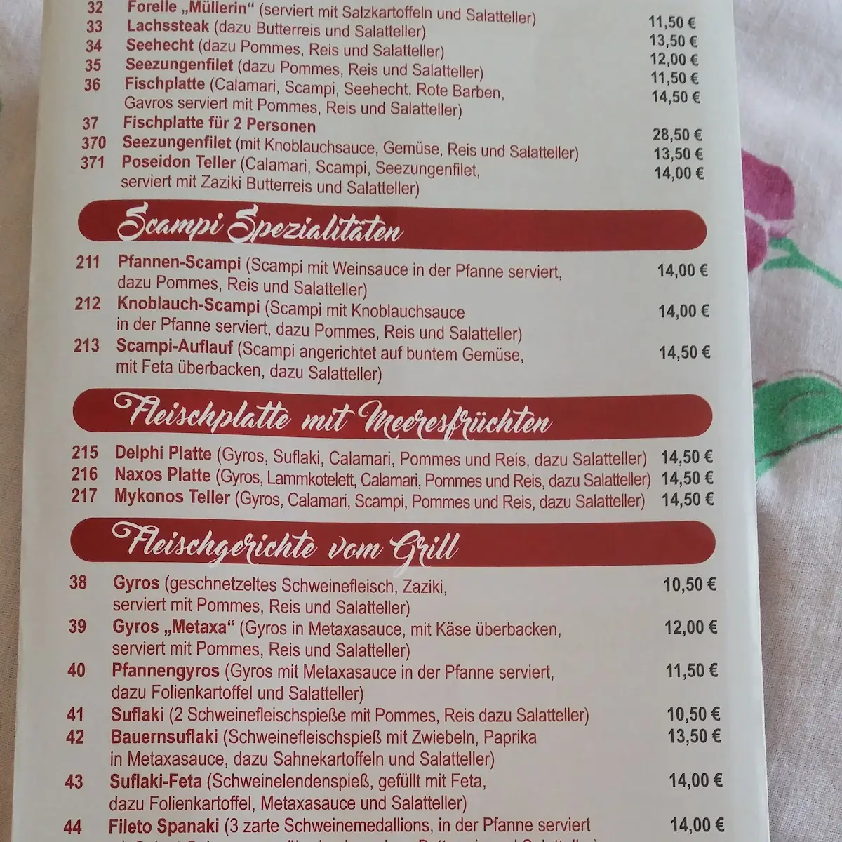 Speisekarte photo 7