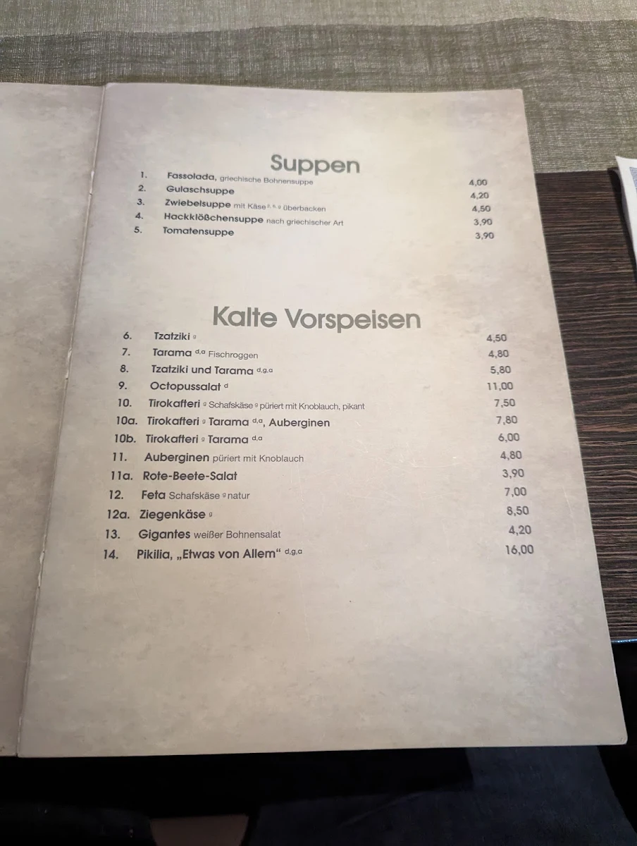 Speisekarte photo 1