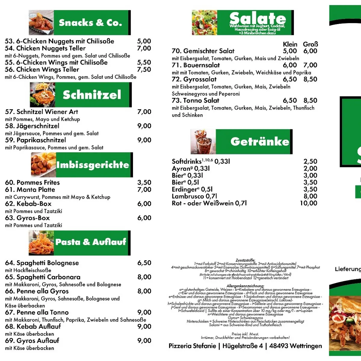 Speisekarte photo 1