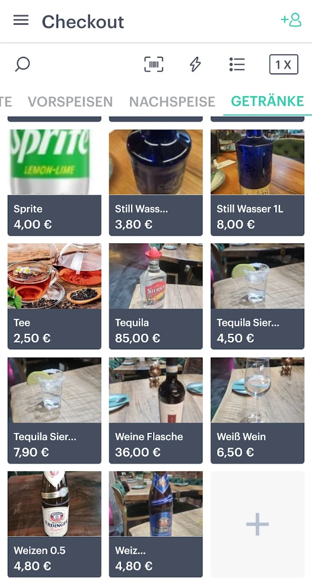 Speisekarte, Ara Restaurant