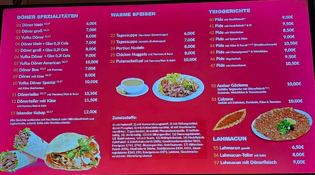 Speisekarte photo 1