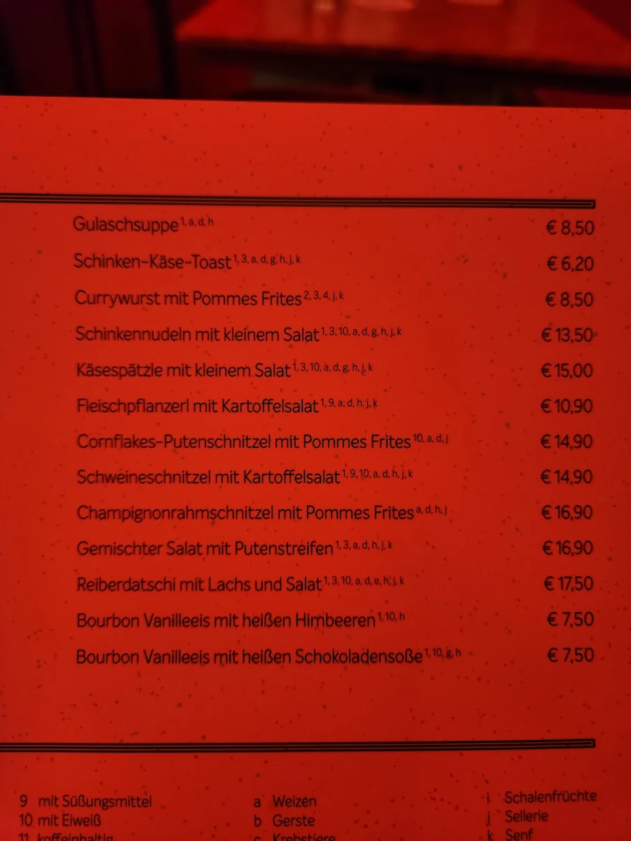 Speisekarte photo 1