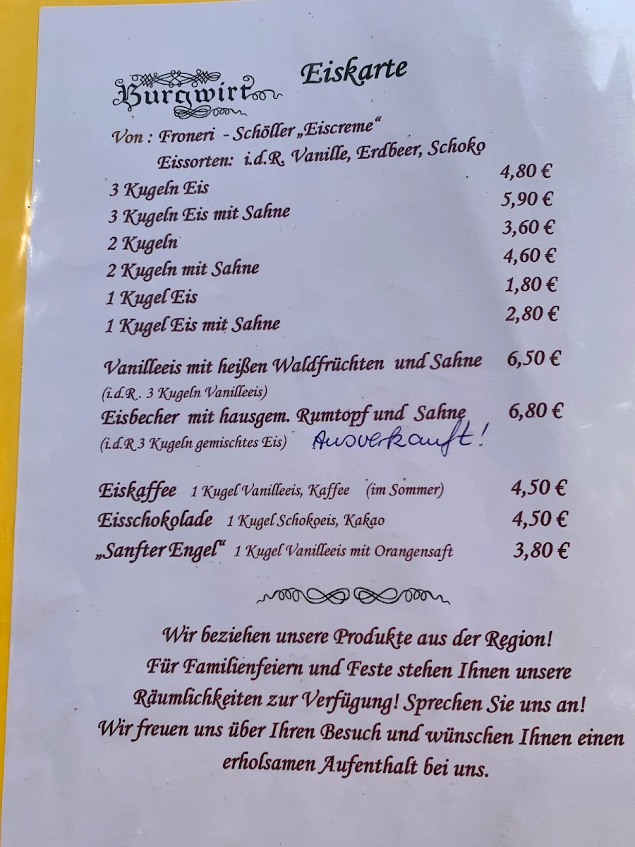 Speisekarte photo 1