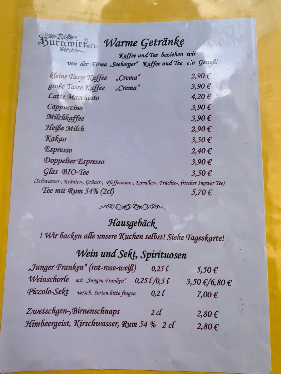 Speisekarte photo 2
