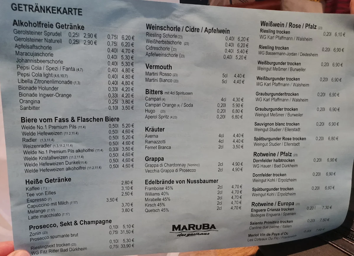 Speisekarte photo 8