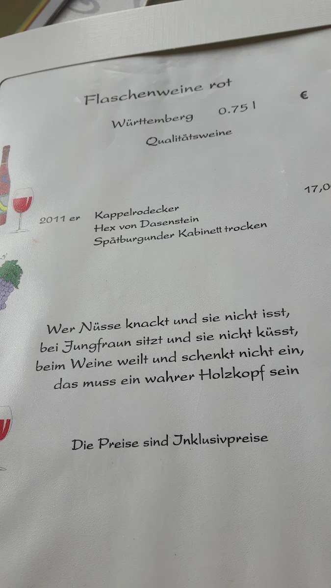 Speisekarte photo 1