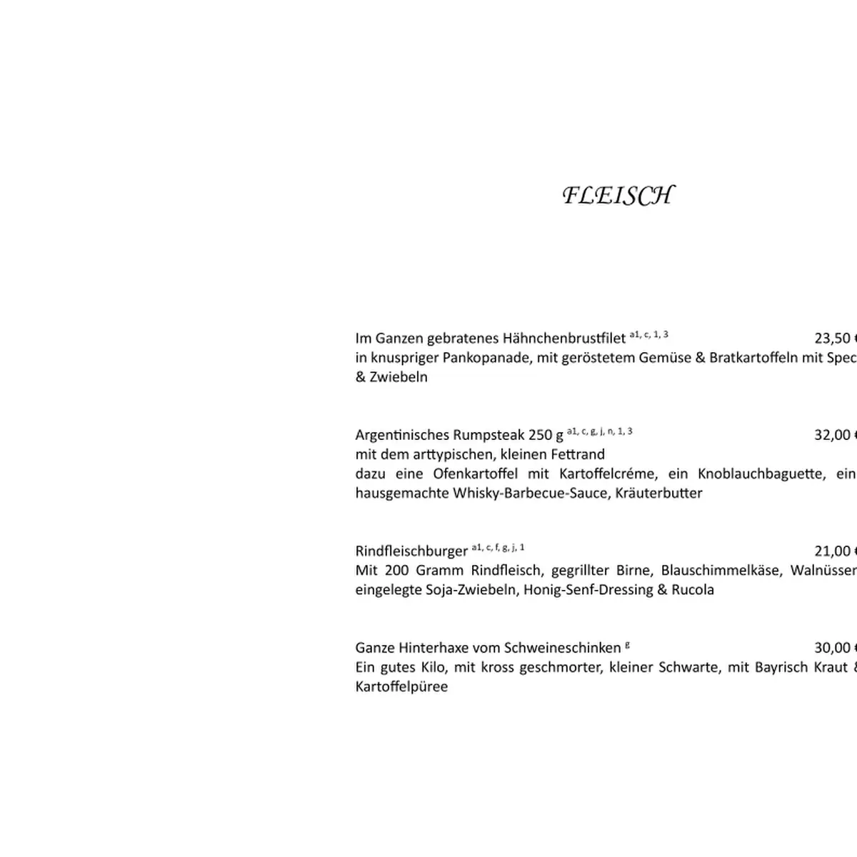 Speisekarte photo 6