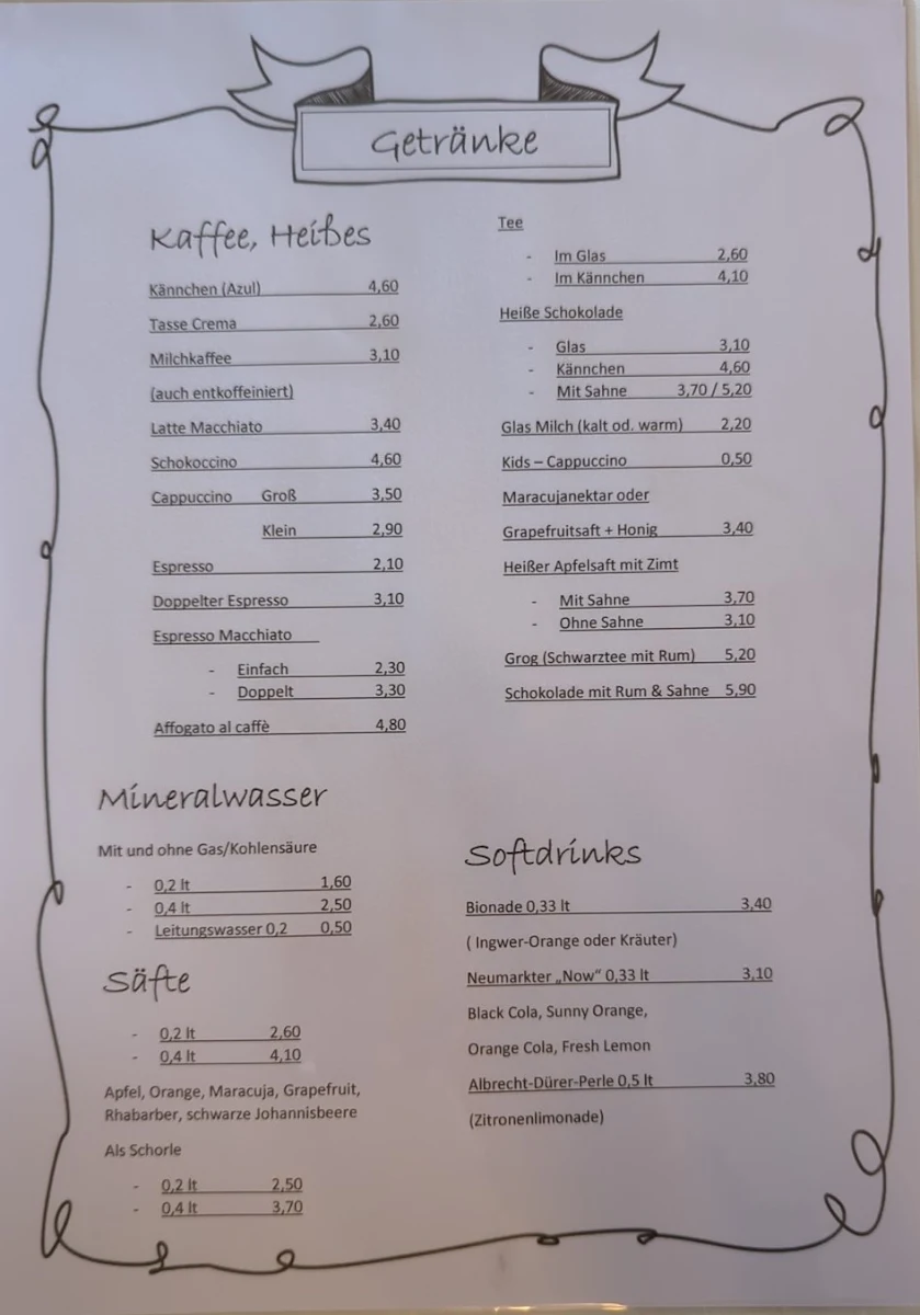Speisekarte photo 2